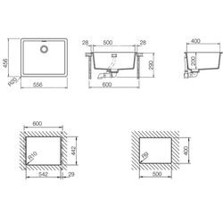Мойка Schock Brooklyn N-100L (Beton) Thumb