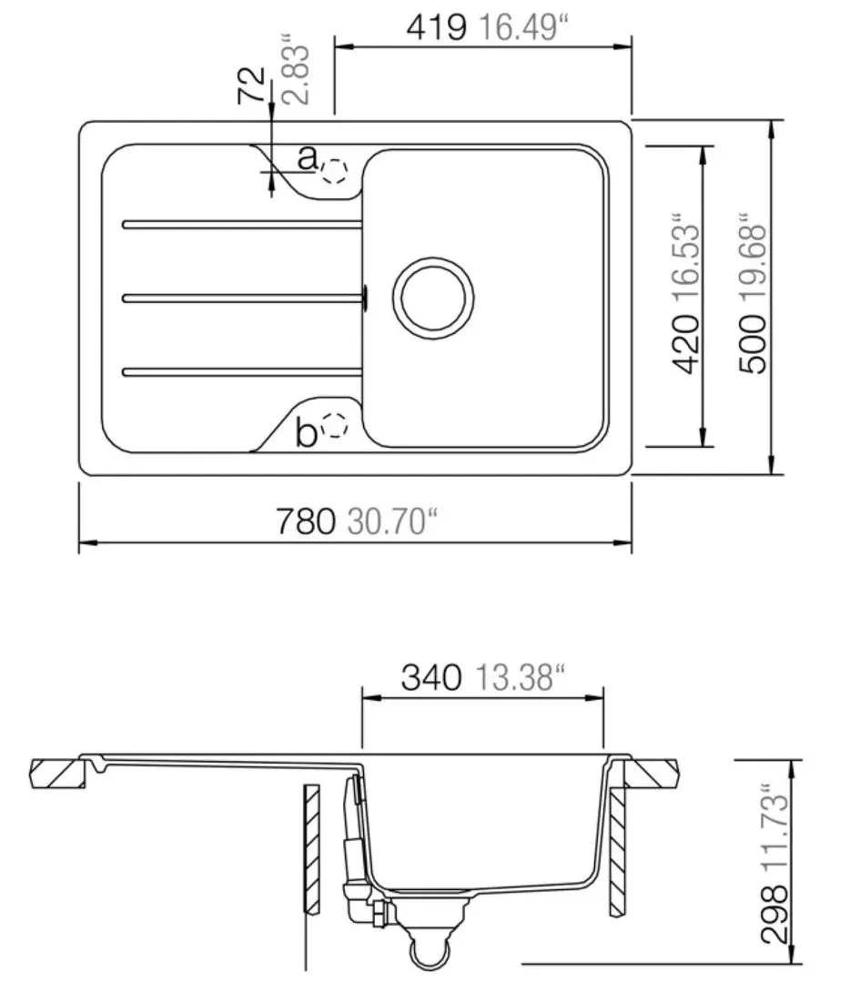 Мойка Schock Formhaus D-100S (Moonstone)