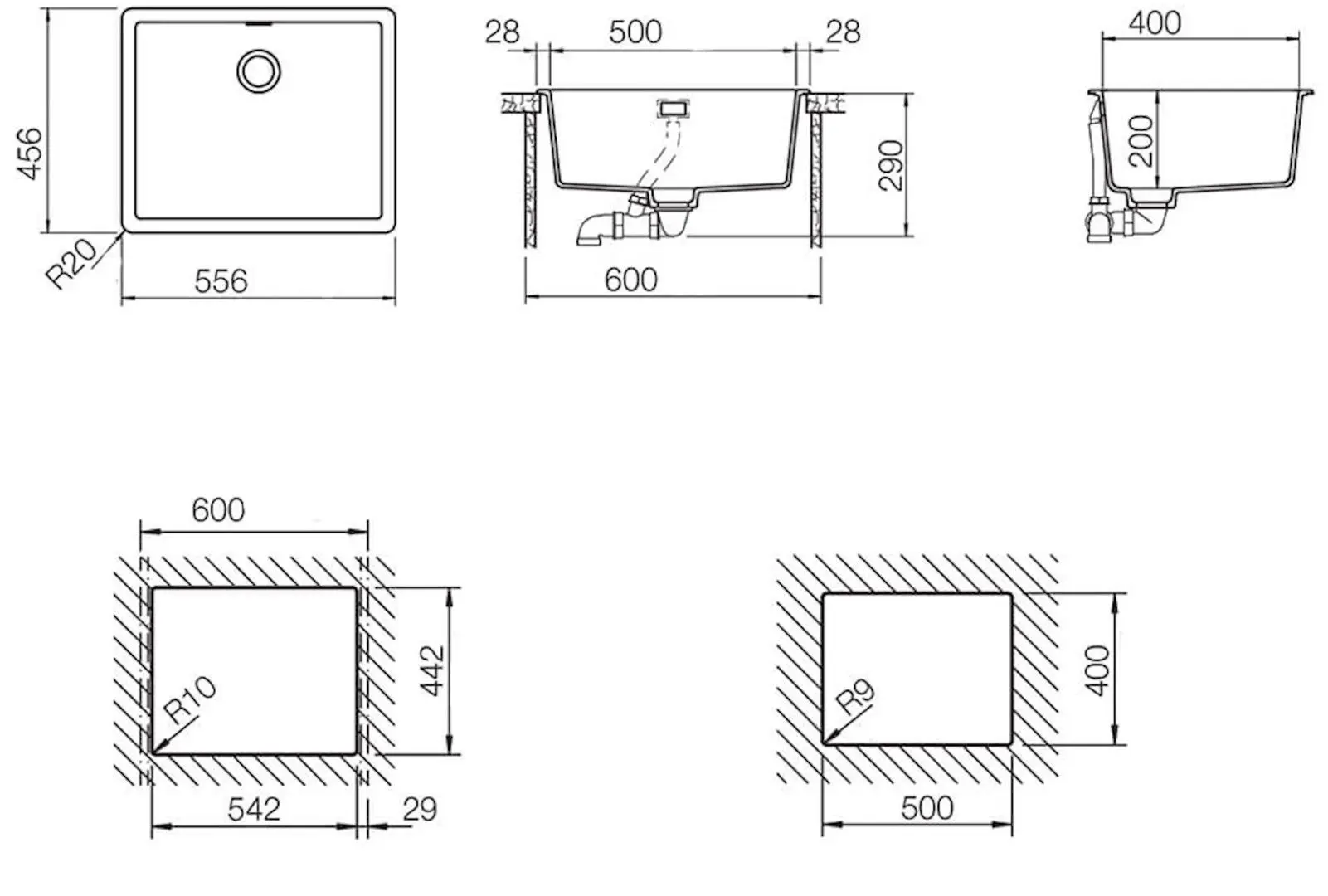 Мойка Schock Greenwich N-100L (Polaris)