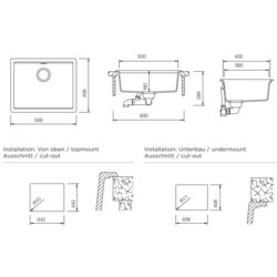 Мойка Schock Kiruna N-100L (Night) Thumb