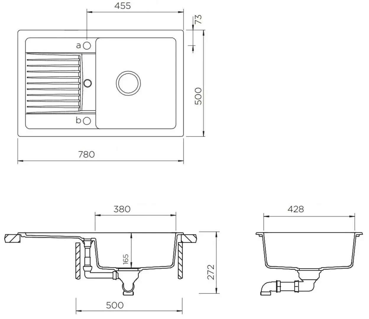 Chiuveta Schock Lima D-100S (Nero)