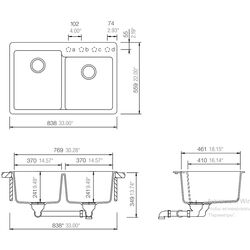 Chiuveta Schock Madison N-175 (Nero) Thumb