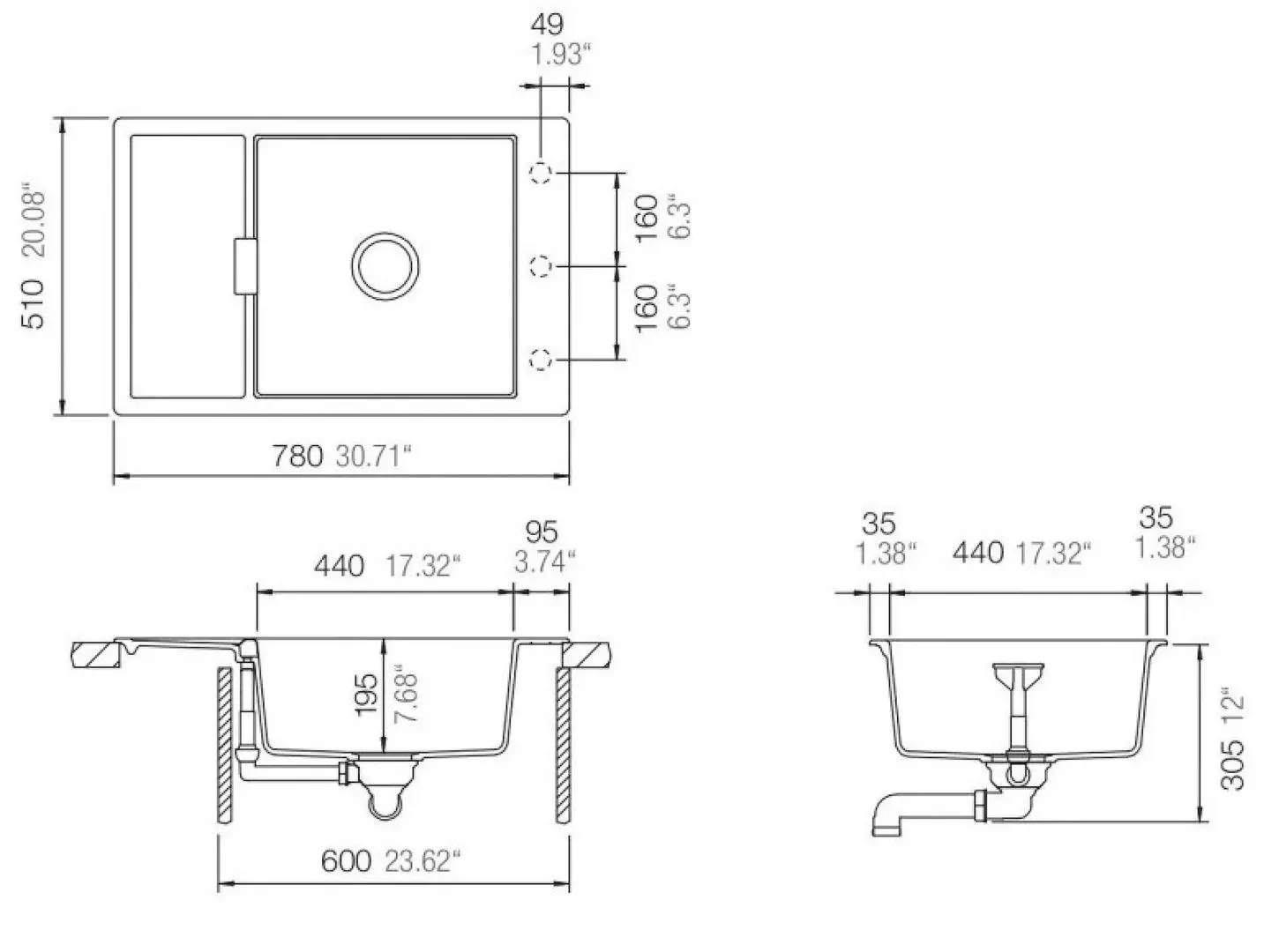 Мойка Schock Mono D-100XS (Magma)