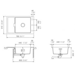 Chiuveta Schock Mono D-100XS (Magnolia) Thumb