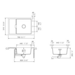 Chiuveta Schock Mono D-100XS (Silverstone) Thumb