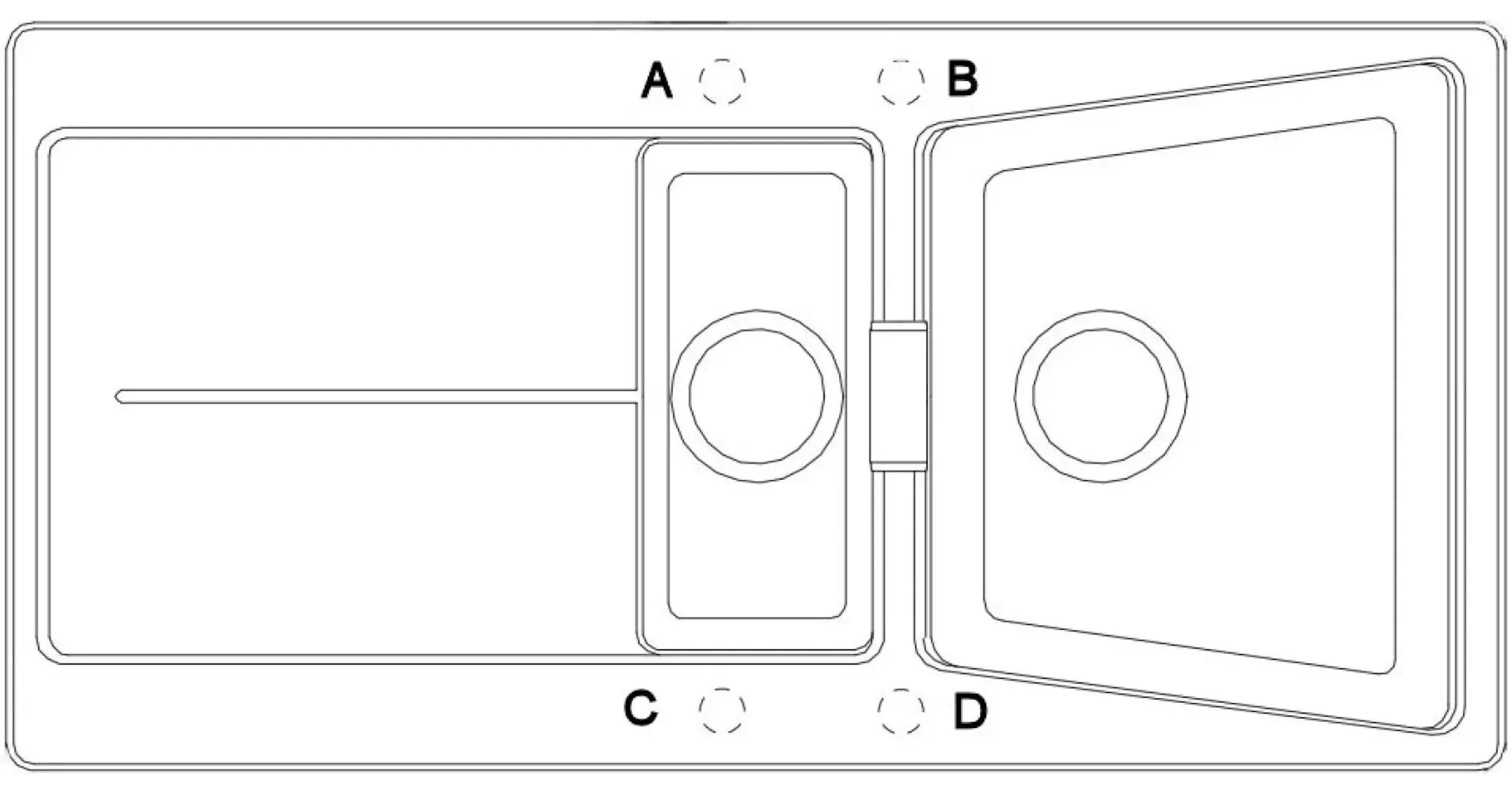 Chiuveta Schock Mono D-150 (Carbonium)