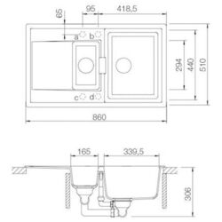 Chiuveta Schock Mono D-150 (Polaris) Thumb
