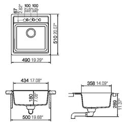 Мойка Schock Nemo N-100S (Pink) Thumb