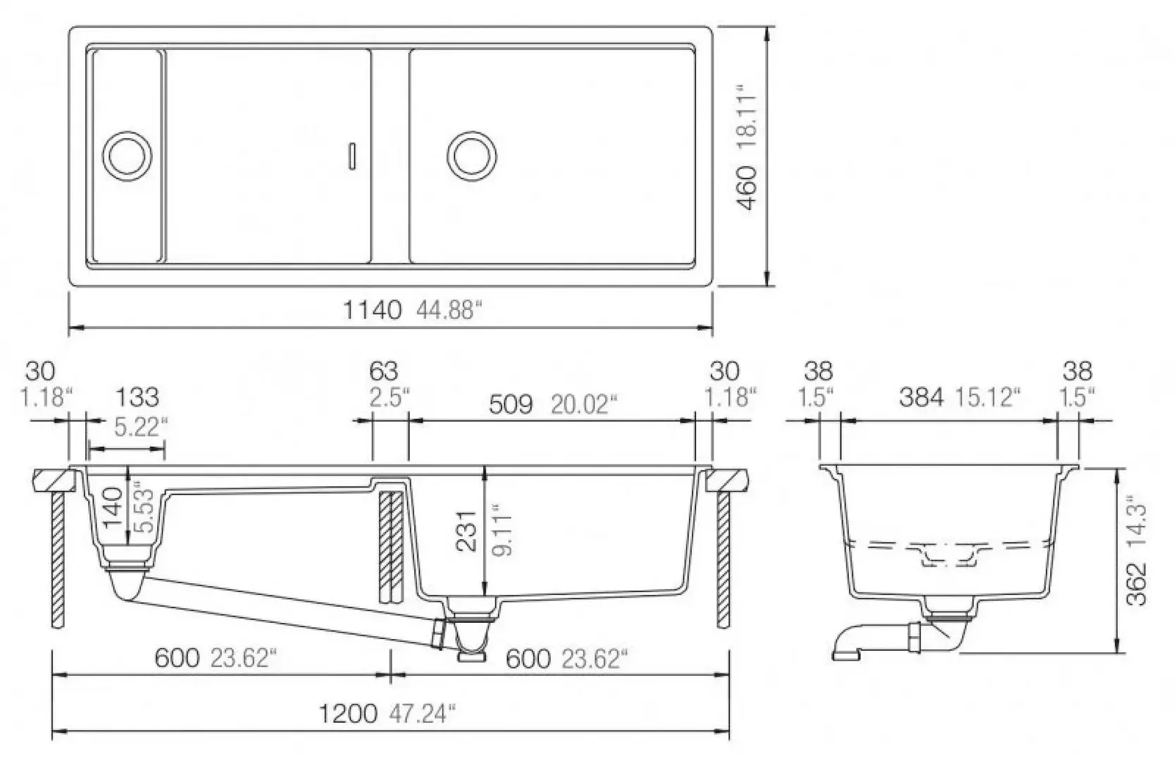 Мойка Schock Prepstation D-150 (Magma)