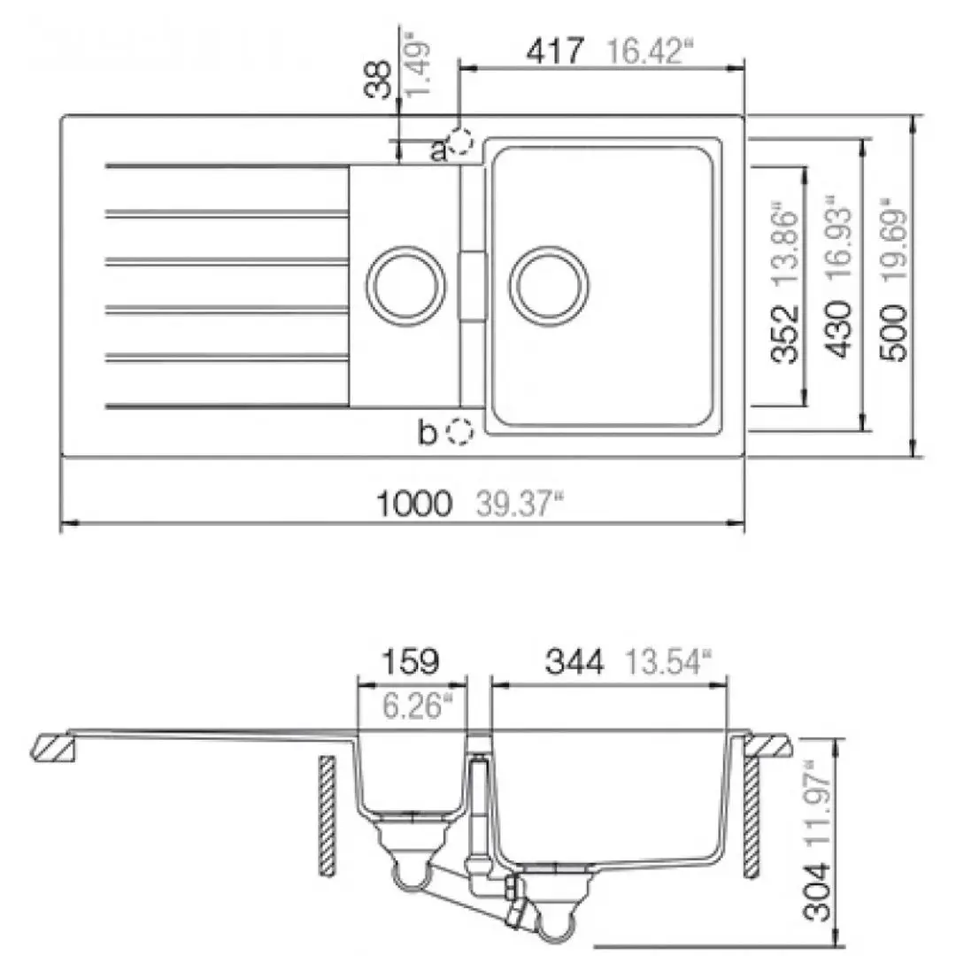Мойка Schock Primus D-150 (Asphalt)