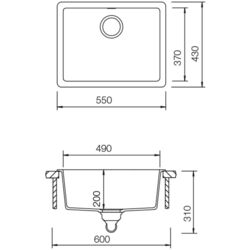 Chiuveta Schock Quadro N-100 (Alpina) Thumb