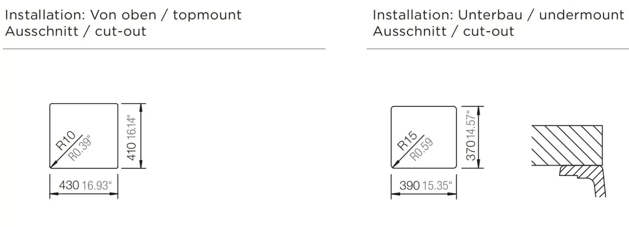 Chiuveta Schock Quadro N-100S (Onyx)