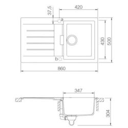 Chiuveta Schock Signus D-100 (Magnolia) Thumb