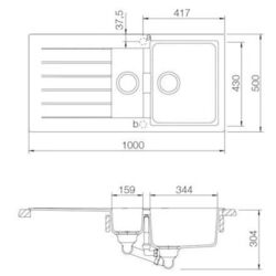 Chiuveta Schock Signus D-150 (Polaris) Thumb