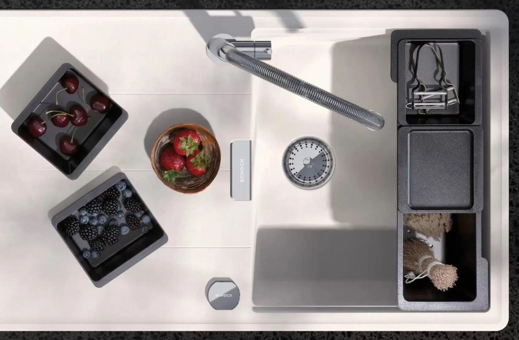 Chiuveta Schock Tia D-100LS (Magnolia)