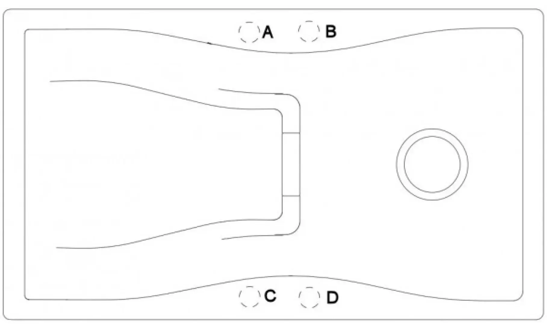 Мойка Schock Waterfall D-100 (Magma)