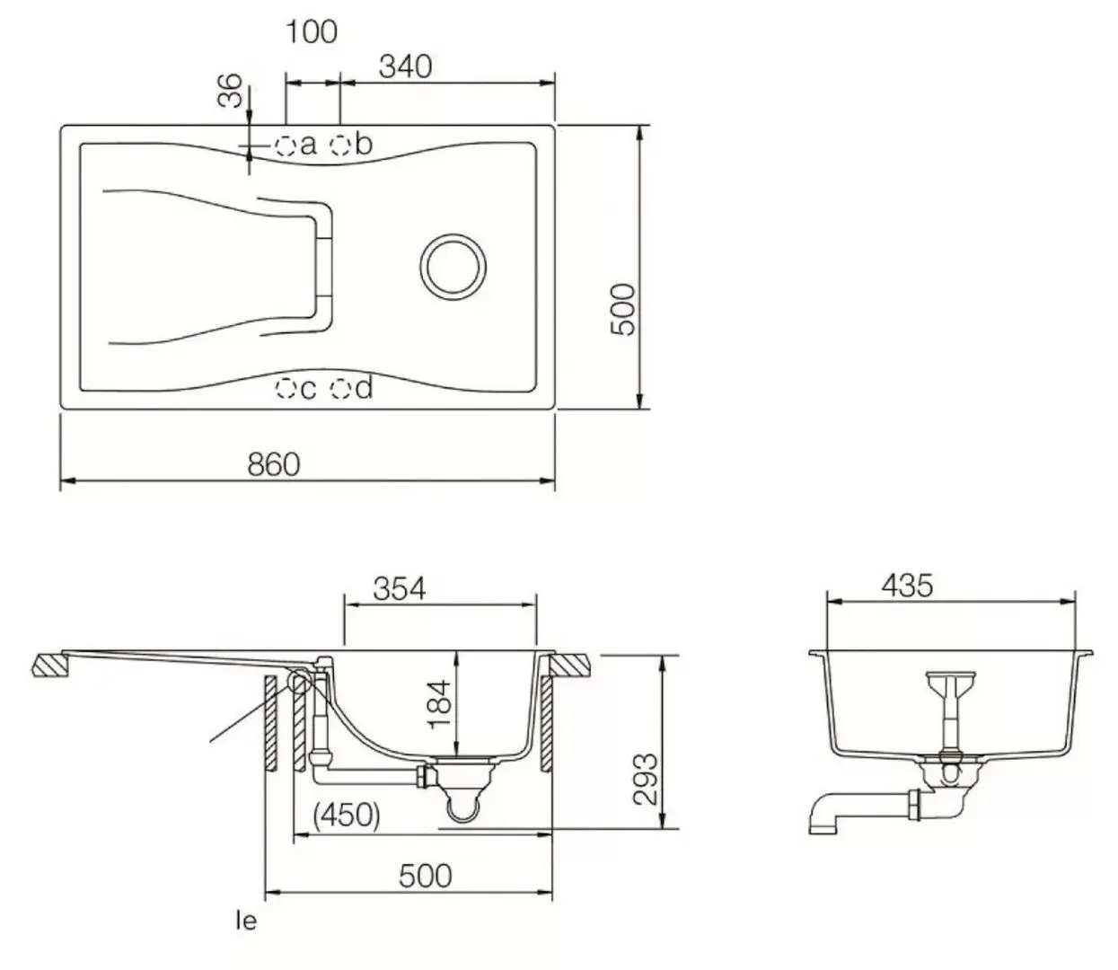 Мойка Schock Waterfall D-100 (Magma)