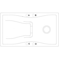 Chiuveta Schock Waterfall D-150 (Magnolia) Thumb