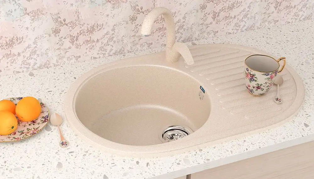 Кухонная мойка Ulgran U-107-328 (Beige) - 2