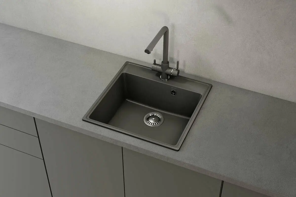 Chiuveta Ulgran Quartz Forte 505-04 (Platina) - 3