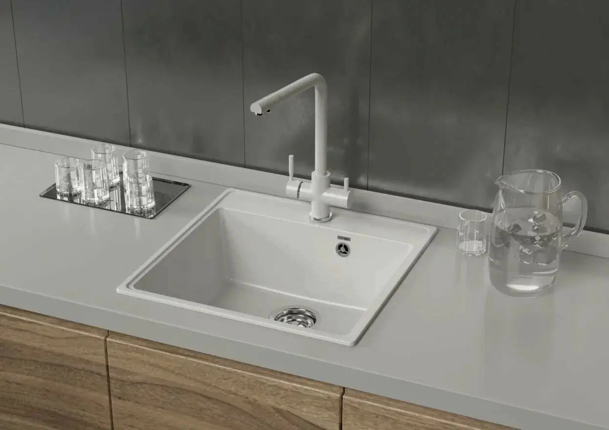 Chiuveta Ulgran Quartz Forte 505-04 (Platina) - 2