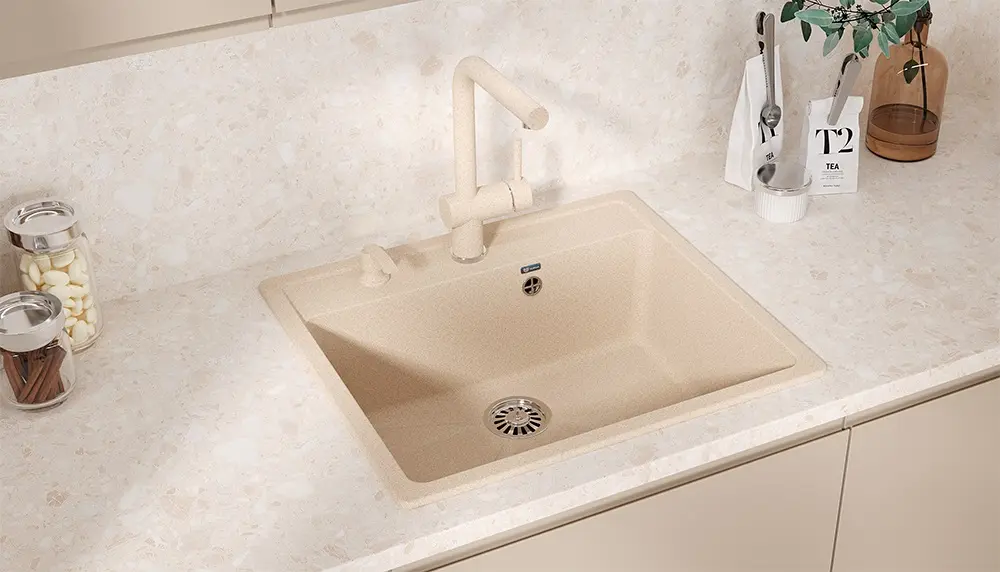 Мойка Ulgran U-104 (Beige) - 2