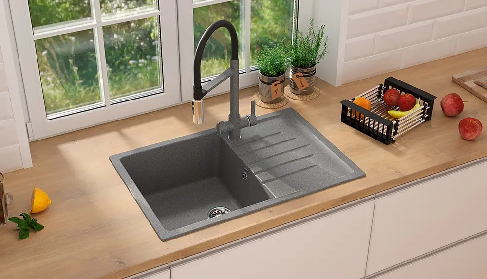 Мойка Ulgran U-400-309 (Dark Grey) - 2