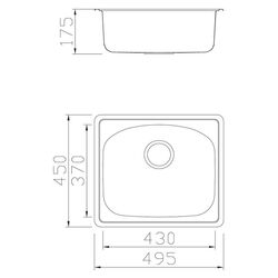 Кухонная мойка Vigro VG-605W (Glossy Inox) Thumb