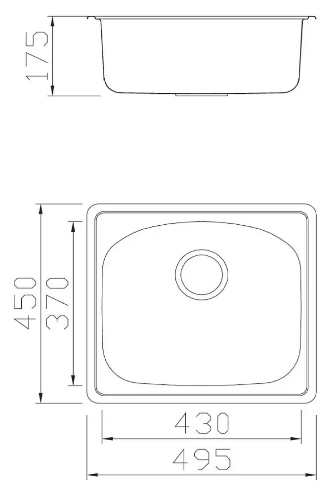 Кухонная мойка Vigro VG-605W (Glossy Inox)