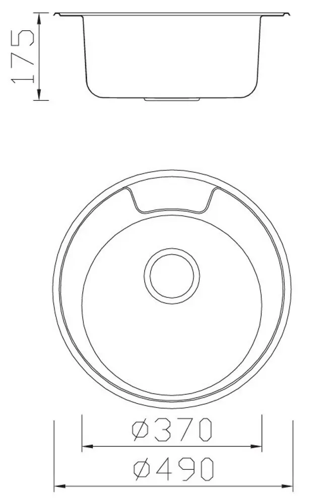 Chiuveta Vigro VG-858 (Glossy Inox)