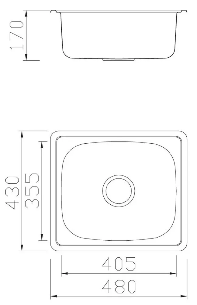 Chiuveta Vigro VS-604W (Matt Inox)