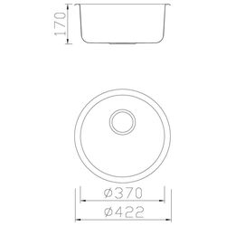 Chiuveta Vigro VS-830AW (Matt Inox) Thumb