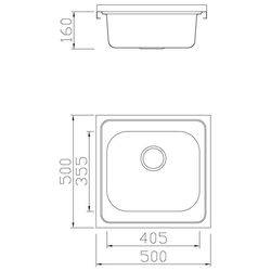 Chiuveta Vigro VS-877 (Matt Inox) Thumb