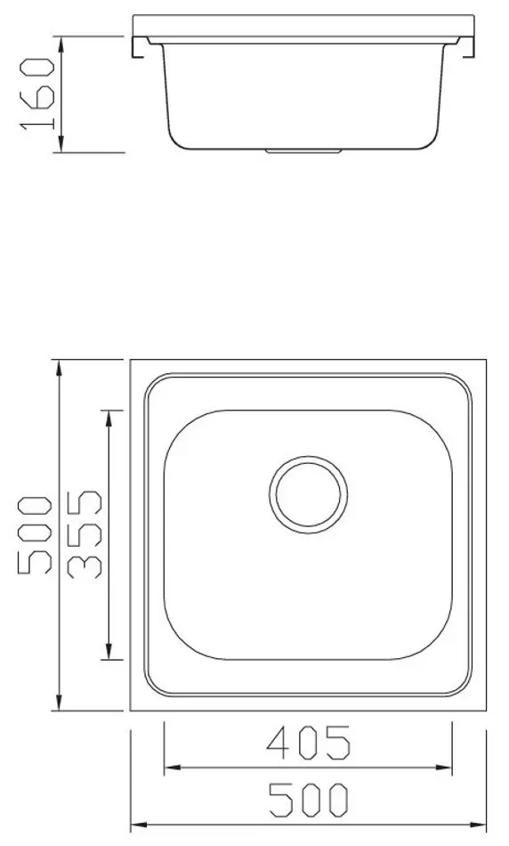 Chiuveta Vigro VS-877 (Matt Inox)