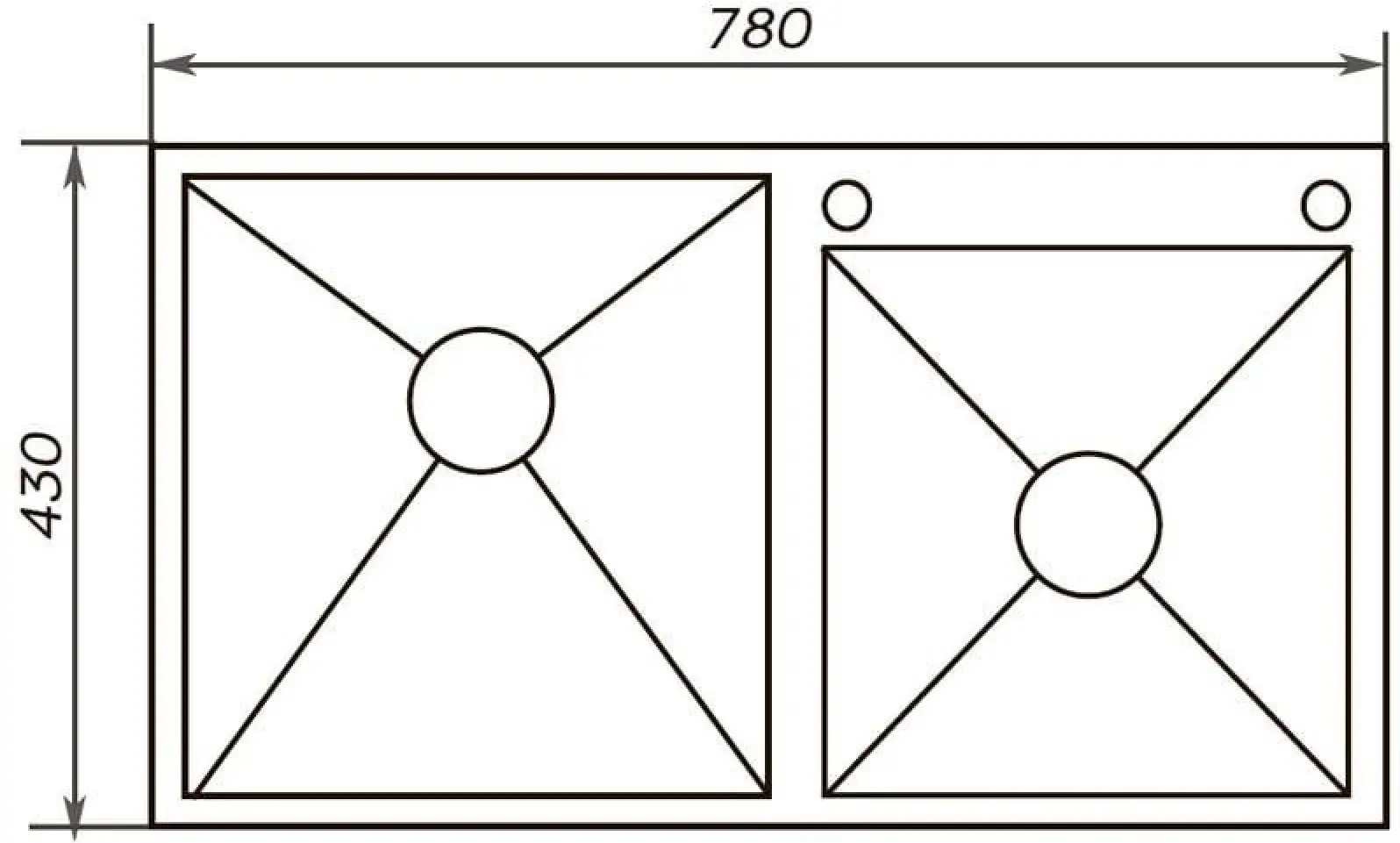 Chiuveta Zerix ZH 7843 (Nano Black)
