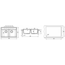 Chiuveta Dr.Gans Astra 780 (Grey) Thumb