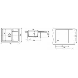Chiuveta Dr.Gans Tehno 650 (Black) Thumb