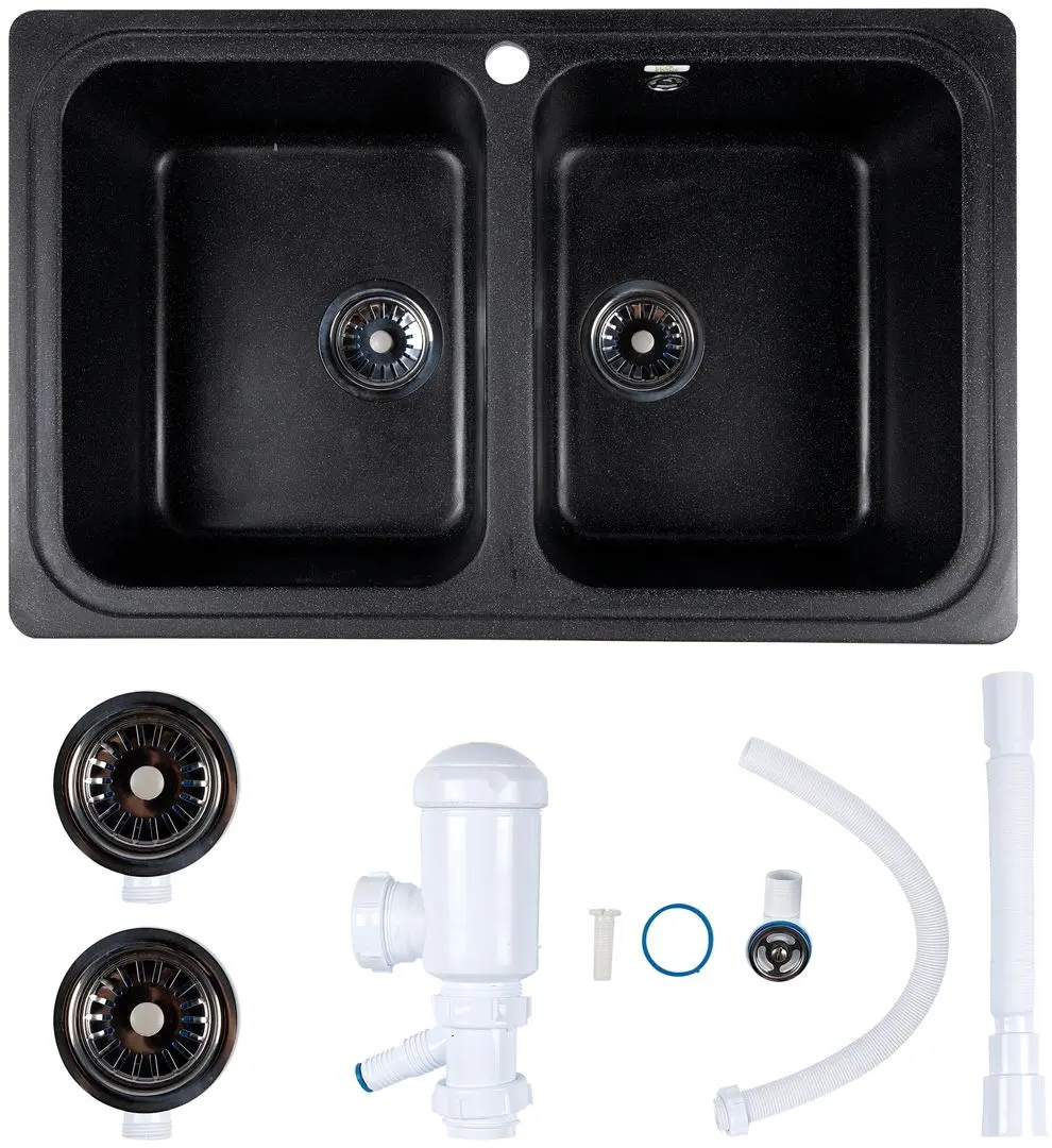 Chiuveta Ecostone GF-2238 (Black)