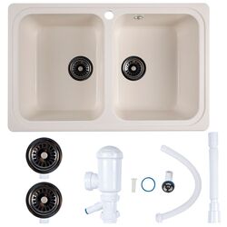 Chiuveta Ecostone GF-2240 (White) Thumb