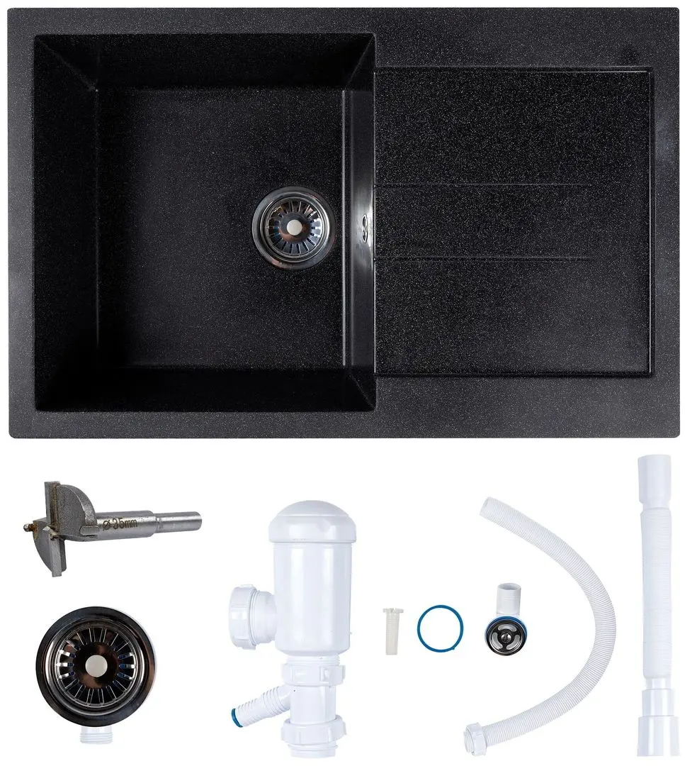 Chiuveta Ecostone GF-2241 (Black)