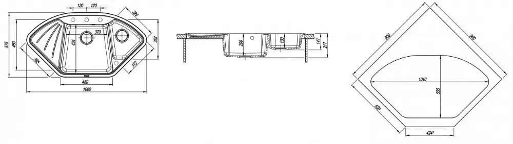 Chiuveta Florentina Capri (Jasmine) - 2