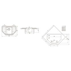 Кухонная мойка Florentina Combi 800C (Jasmine) Thumb