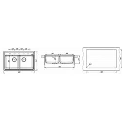 Кухонная мойка Florentina Lipsi 820 (Cappuccino) Thumb