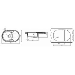 Chiuveta Florentina Lotos 780 (Jasmine) Thumb