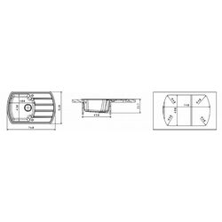 Chiuveta Florentina Nire 760 (Grey) Thumb
