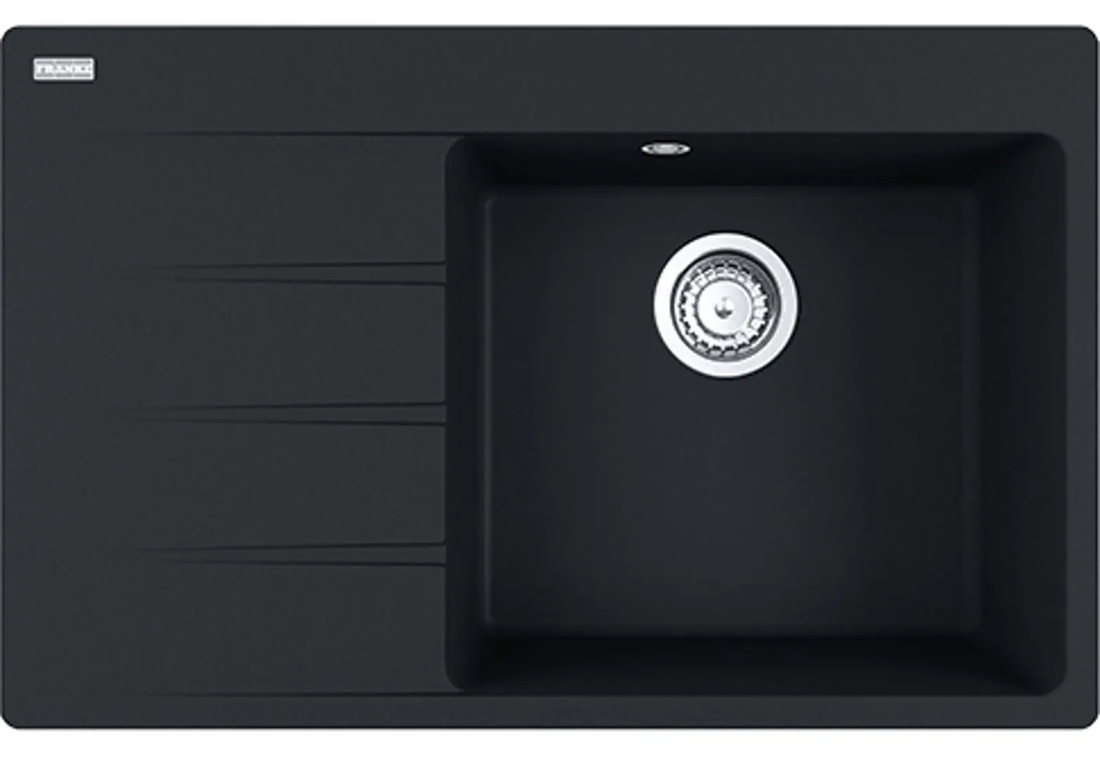 Мойка Franke Centro CNG 611-78 TL Fragranite Left (Matte Black)