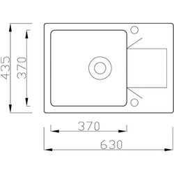 Chiuveta Halmar Adria (White) Thumb