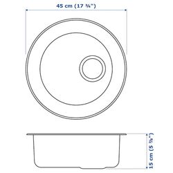 Chiuveta Ikea Boholmen 1 cuva 45x15 (Inox) Thumb