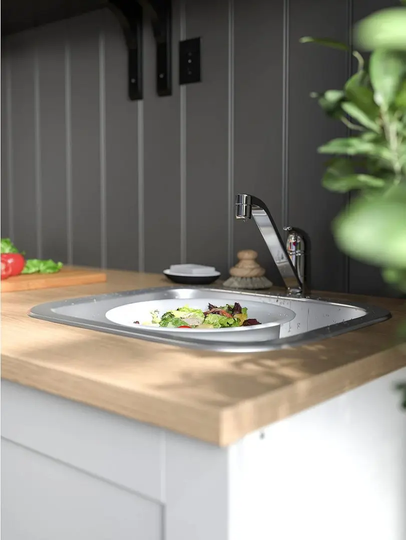 Мойка Ikea Fyndig 1 чаша 46x40 (Нержавеющая Cталь)