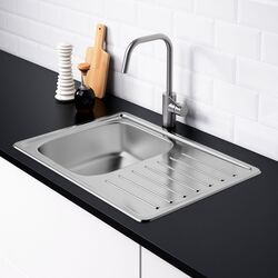 Chiuveta Ikea Fyndig 1 cuva/uscator 70x50 (Inox) Thumb
